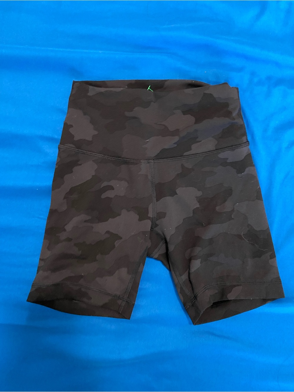 lululemon athletica Black Camo High-Rise Bike Shorts